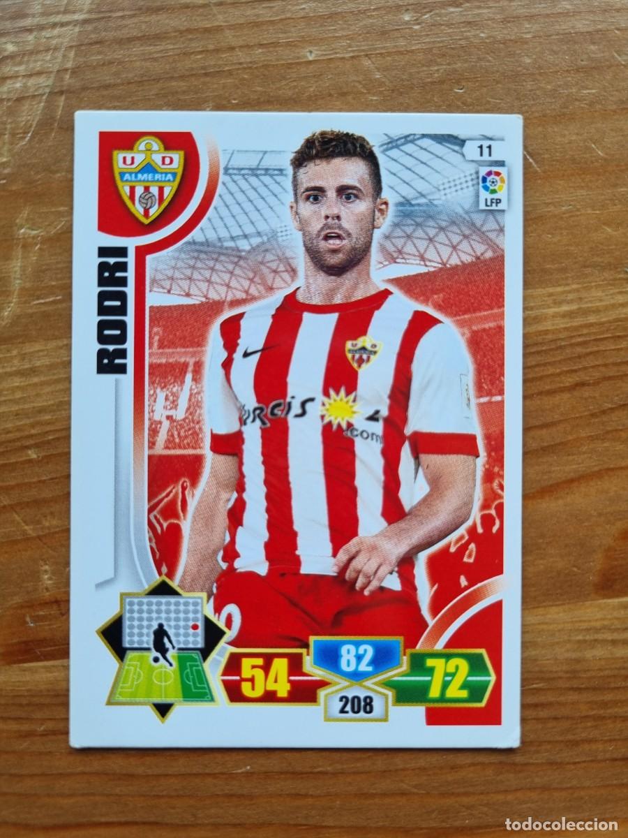 Cromos de f&uacute;tbol: 11 RODRI (UD Almer&iacute;a). Liga 2013 2014 13 14 Adrenalyn XL