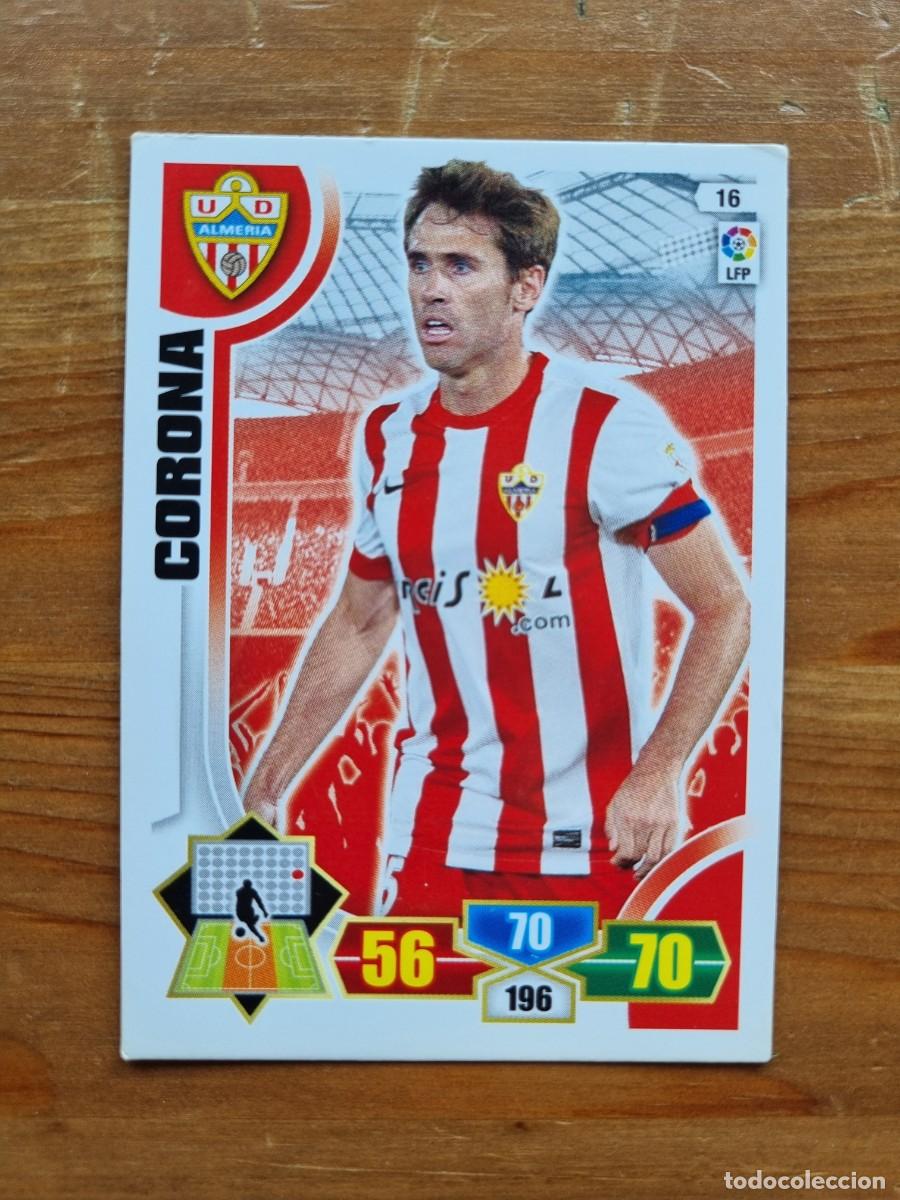 Cromos de f&uacute;tbol: 16 CORONA (UD Almer&iacute;a). Liga 2013 2014 13 14 Adrenalyn XL