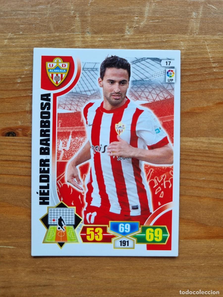 Cromos de f&uacute;tbol: 17 HELDER BARBOSA (UD Almer&iacute;a). Liga 2013 2014 13 14 Adrenalyn XL