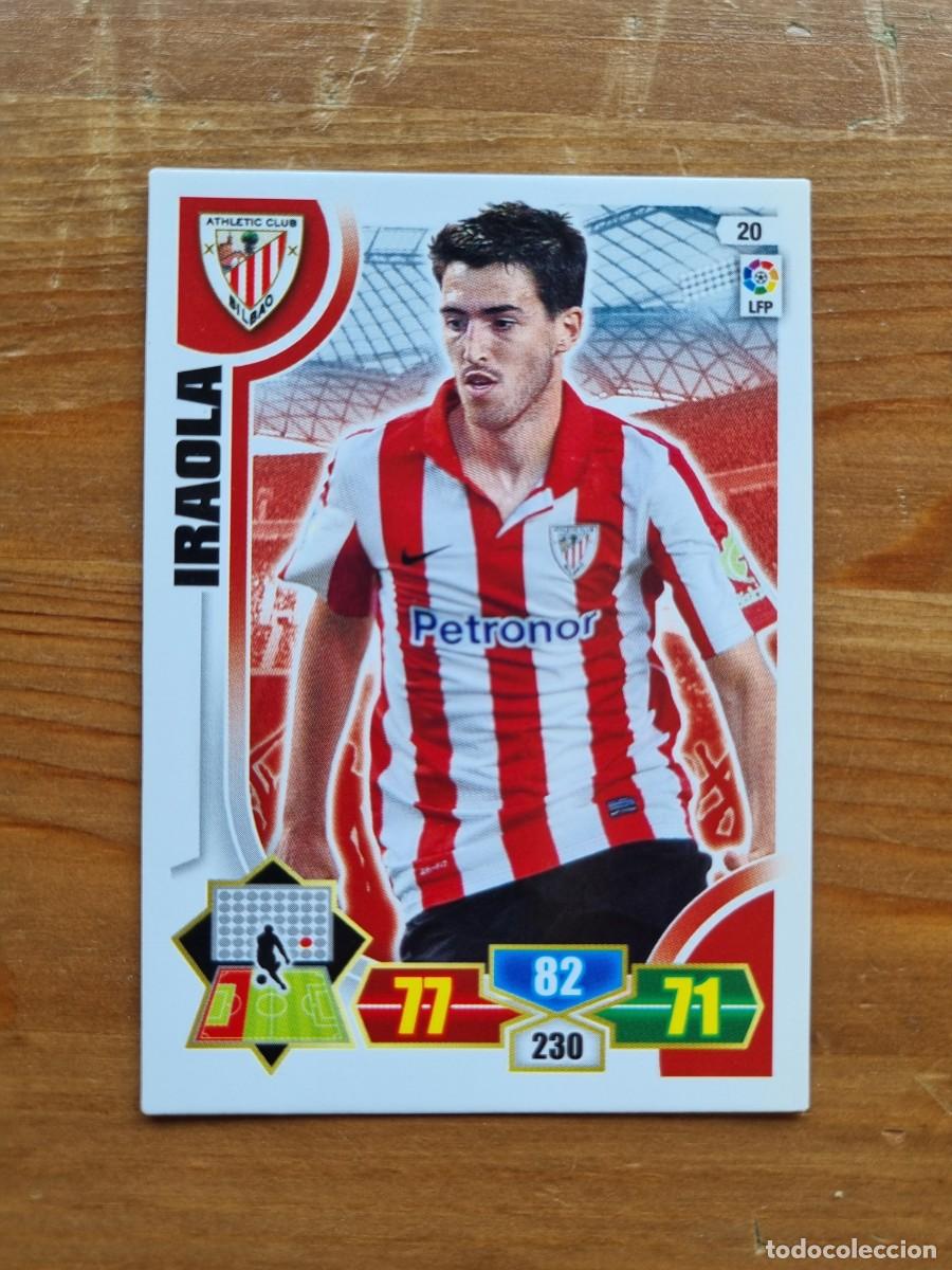 Cromos de f&uacute;tbol: 20 IRAOLA (Athletic Club de Bilbao). Liga 2013 2014 13 14 Adrenalyn XL