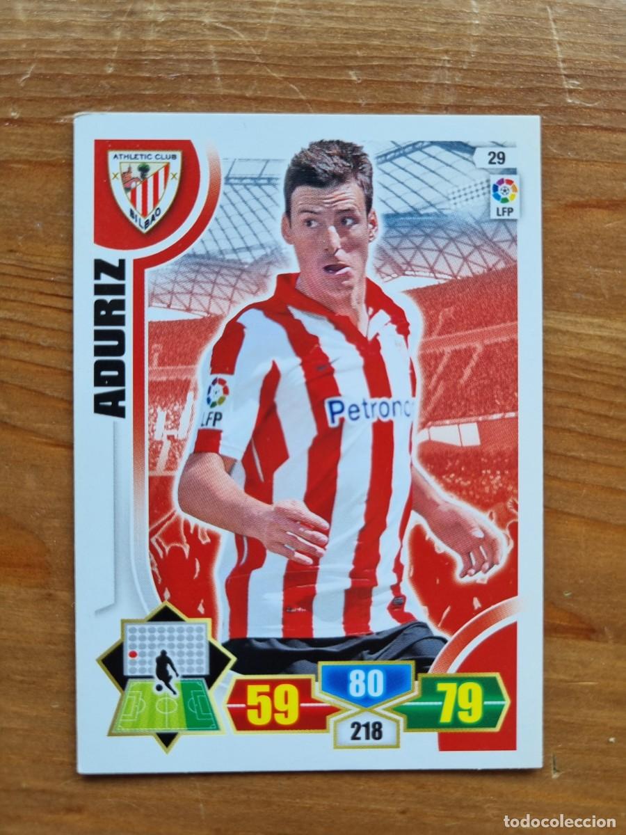 Cromos de f&uacute;tbol: 29 ADURIZ (Athletic Club de Bilbao). Liga 2013 2014 13 14 Adrenalyn XL