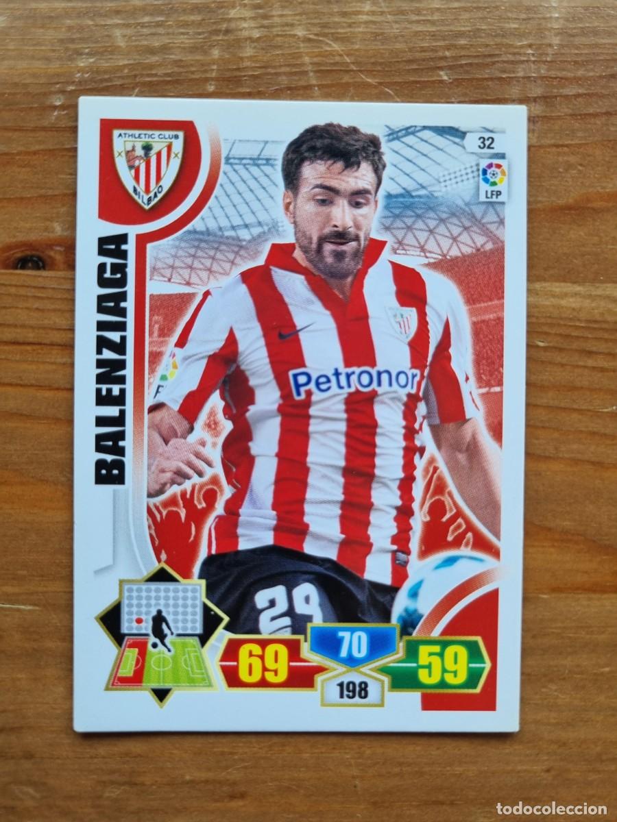 Cromos de f&uacute;tbol: 32 BALENZIAGA (Athletic Club de Bilbao). Liga 2013 2014 13 14 Adrenalyn XL