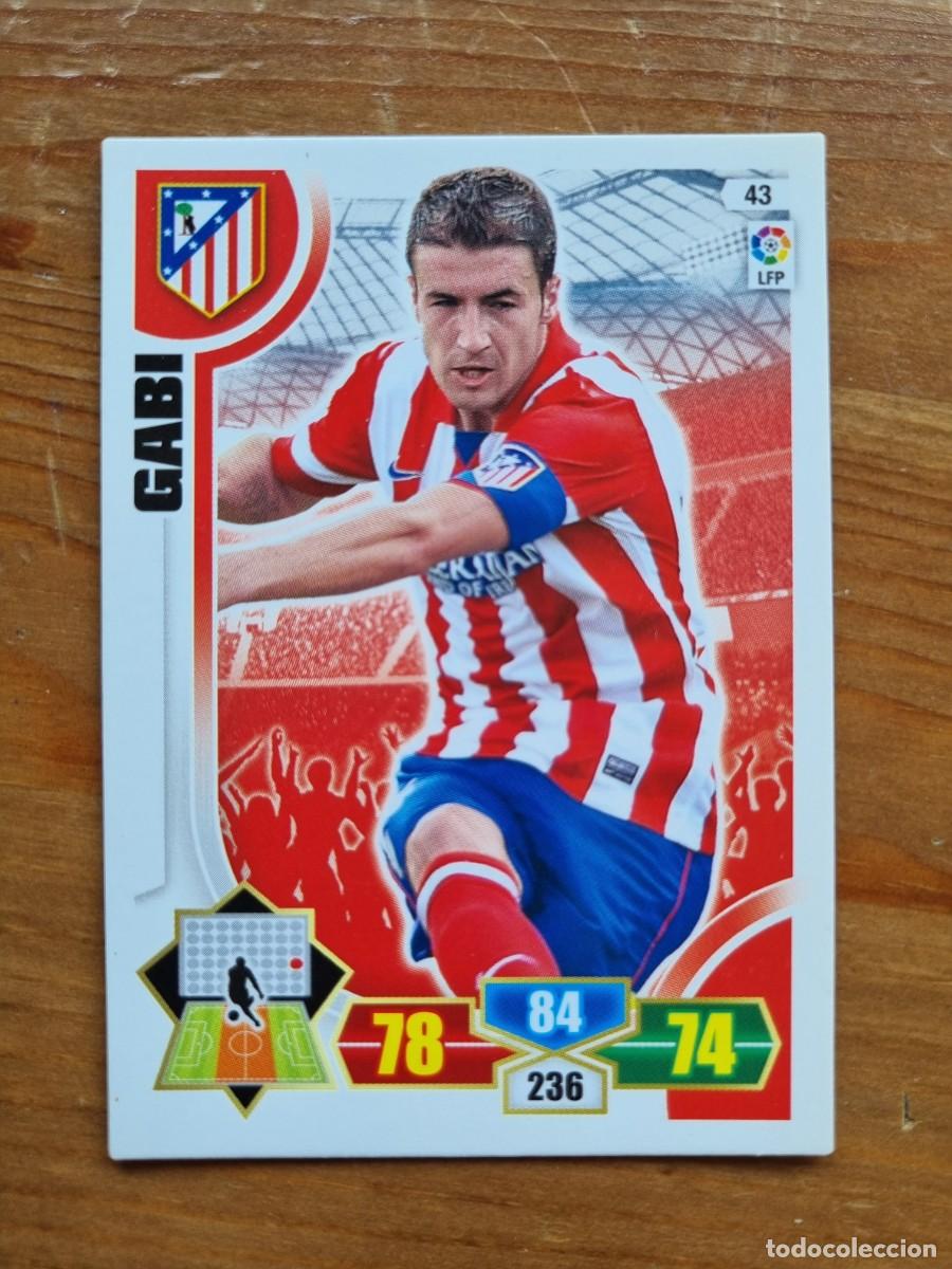 Cromos de f&uacute;tbol: 43 GABI (Atl&eacute;tico de Madrid). Liga 2013 2014 13 14 Adrenalyn XL