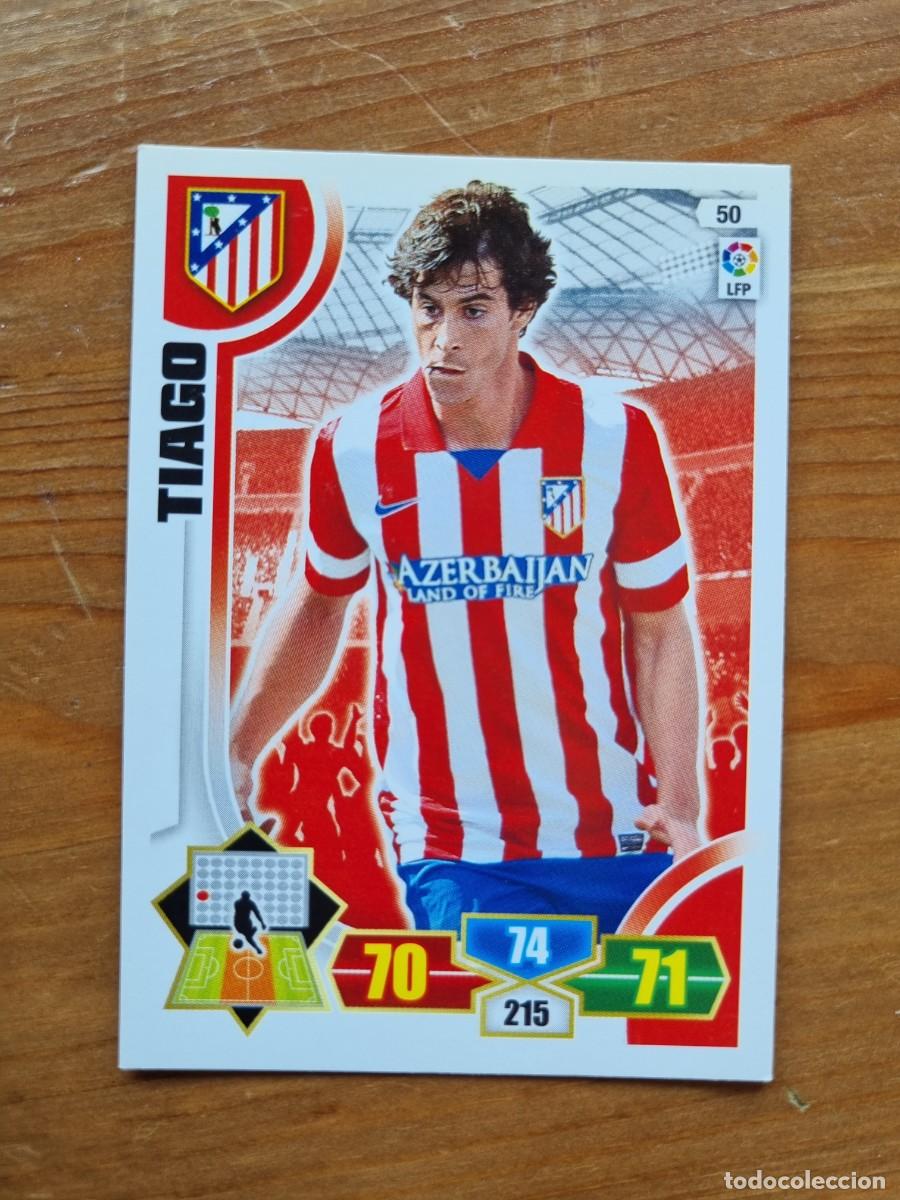 Cromos de f&uacute;tbol: 50 TIAGO (Atl&eacute;tico de Madrid). Liga 2013 2014 13 14 Adrenalyn XL