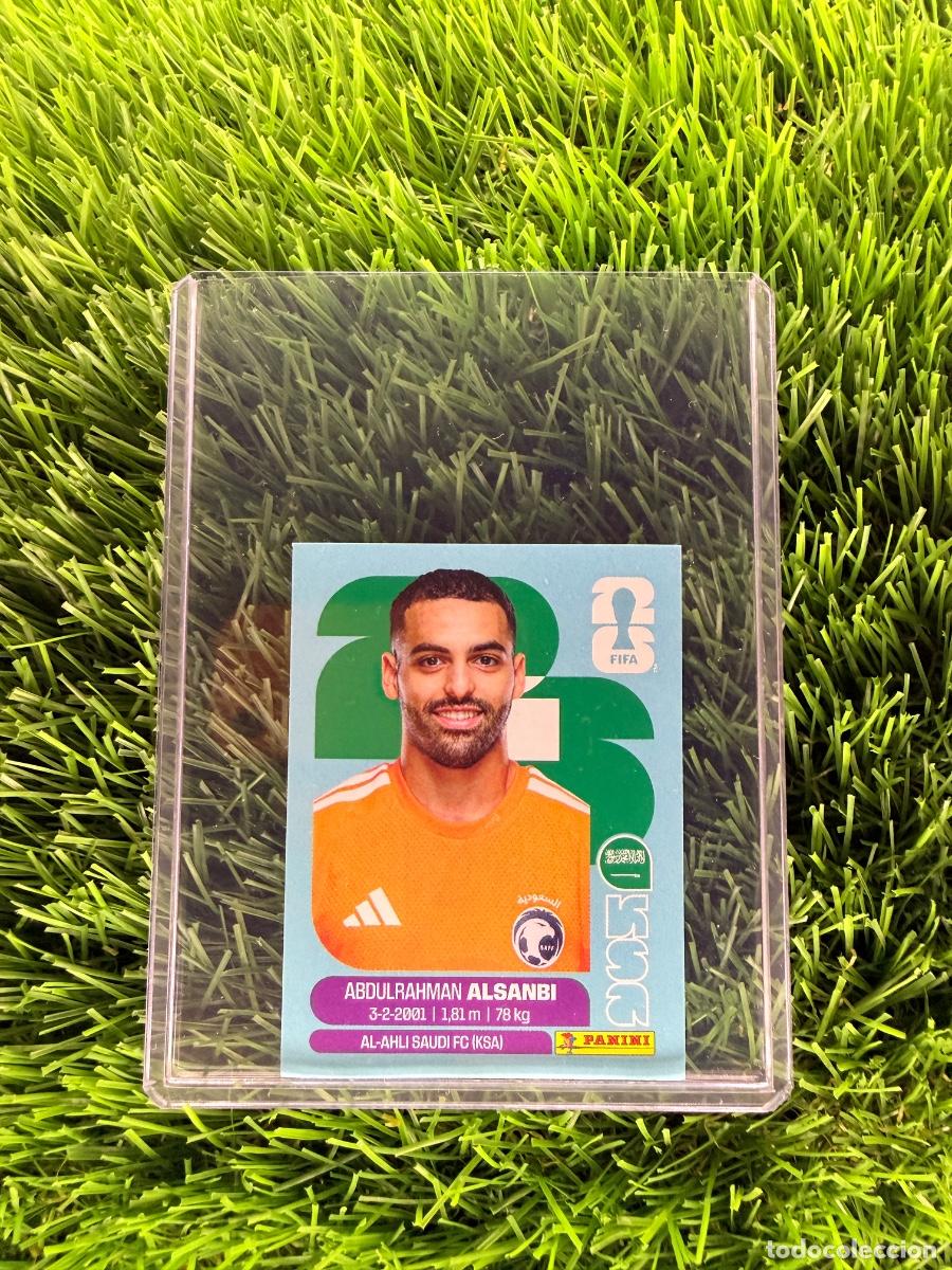 Cromos de f&uacute;tbol: N&ordm; KSA3 Abdulrahman Alsanbi Arabia Saud&iacute; Mundial 2026 Stickers