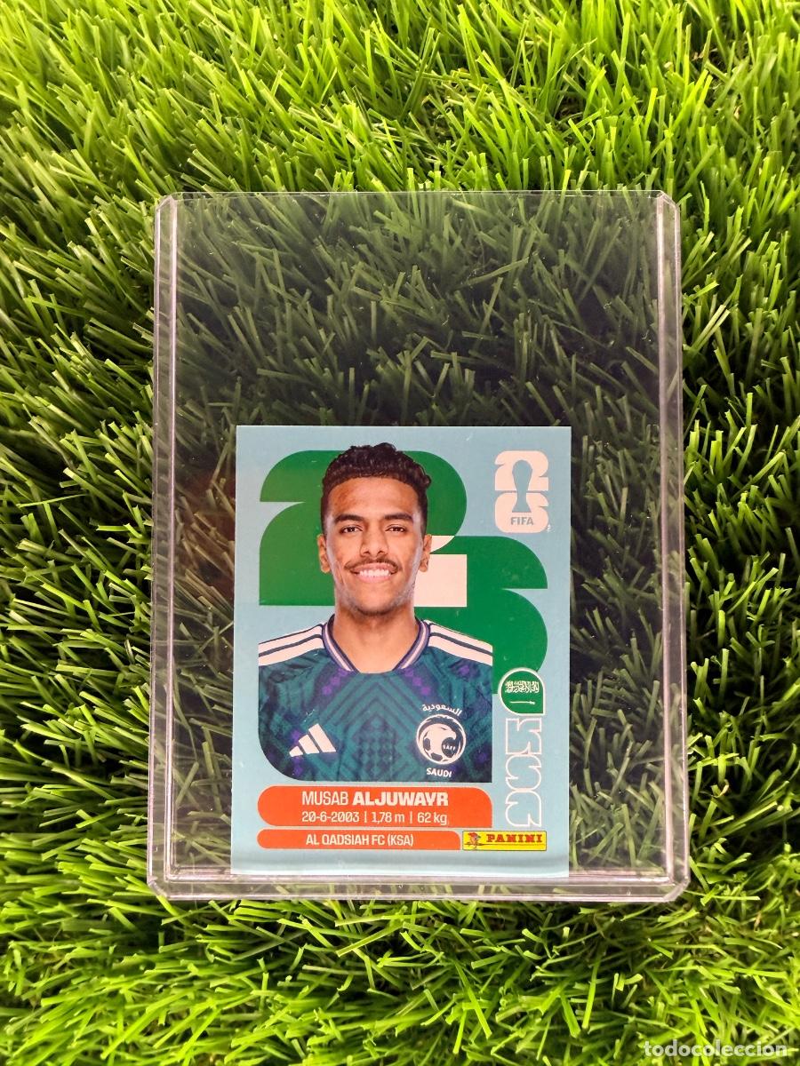 Cromos de f&uacute;tbol: N&ordm; KSA9 Musab Aljuwayr Arabia Saud&iacute; Mundial 2026 Stickers