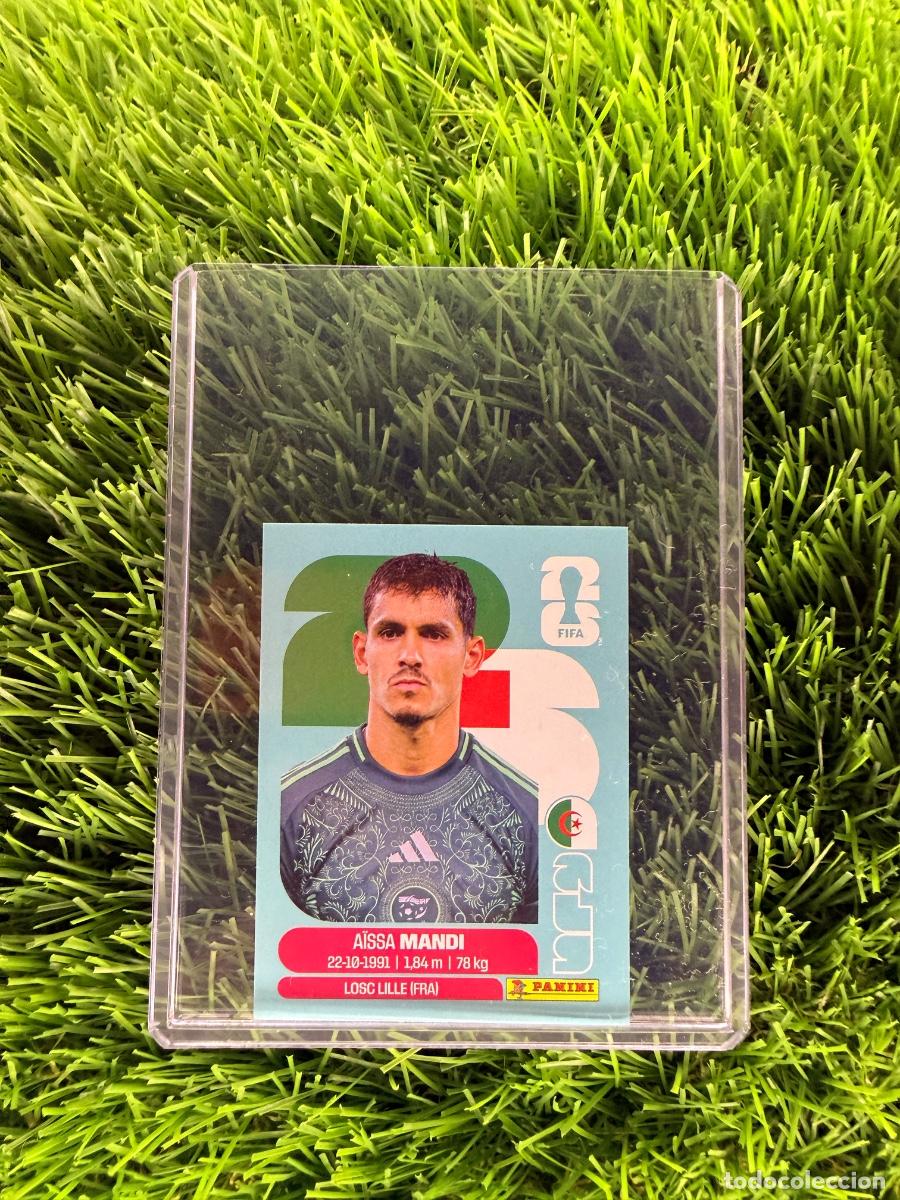 Cromos de f&uacute;tbol: N&ordm; ALG7 A&iuml;ssa Mandi Argelia Mundial 2026 Stickers