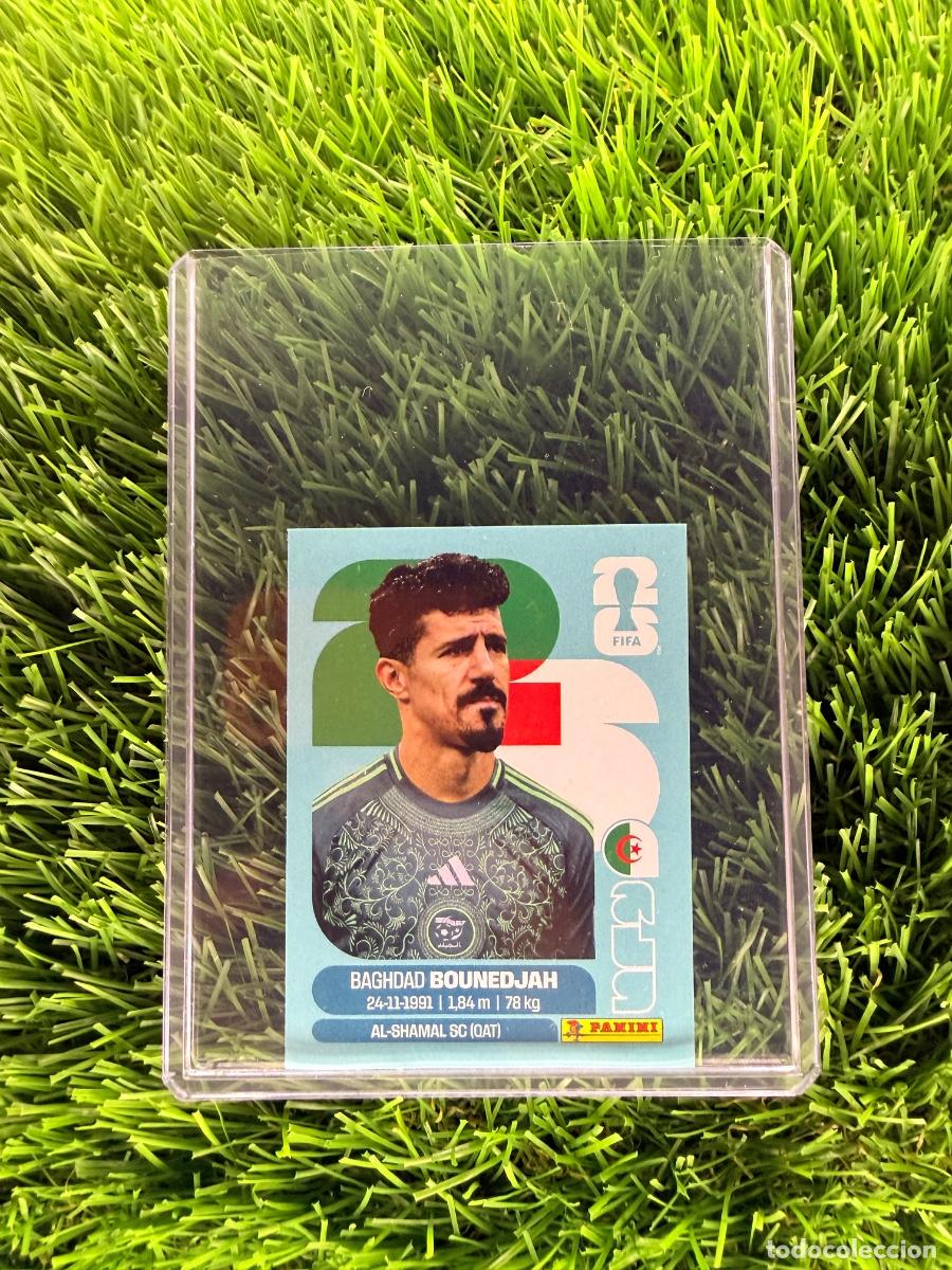 Cromos de f&uacute;tbol: N&ordm; ALG19 Baghdad Bounedjah Argelia Mundial 2026 Stickers