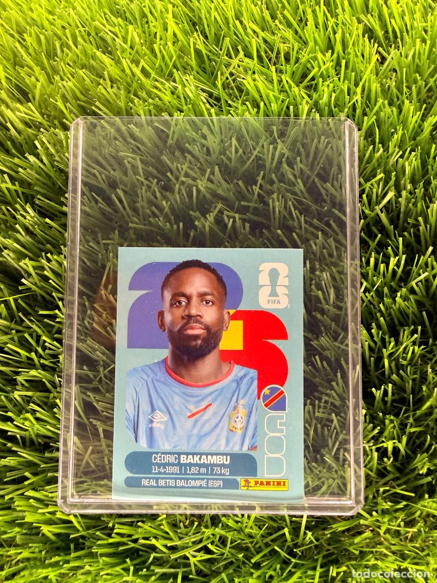 Cromos de f&uacute;tbol: N&ordm; COD19 C&eacute;dric Bakambu RD Congo Mundial 2026 Stickers