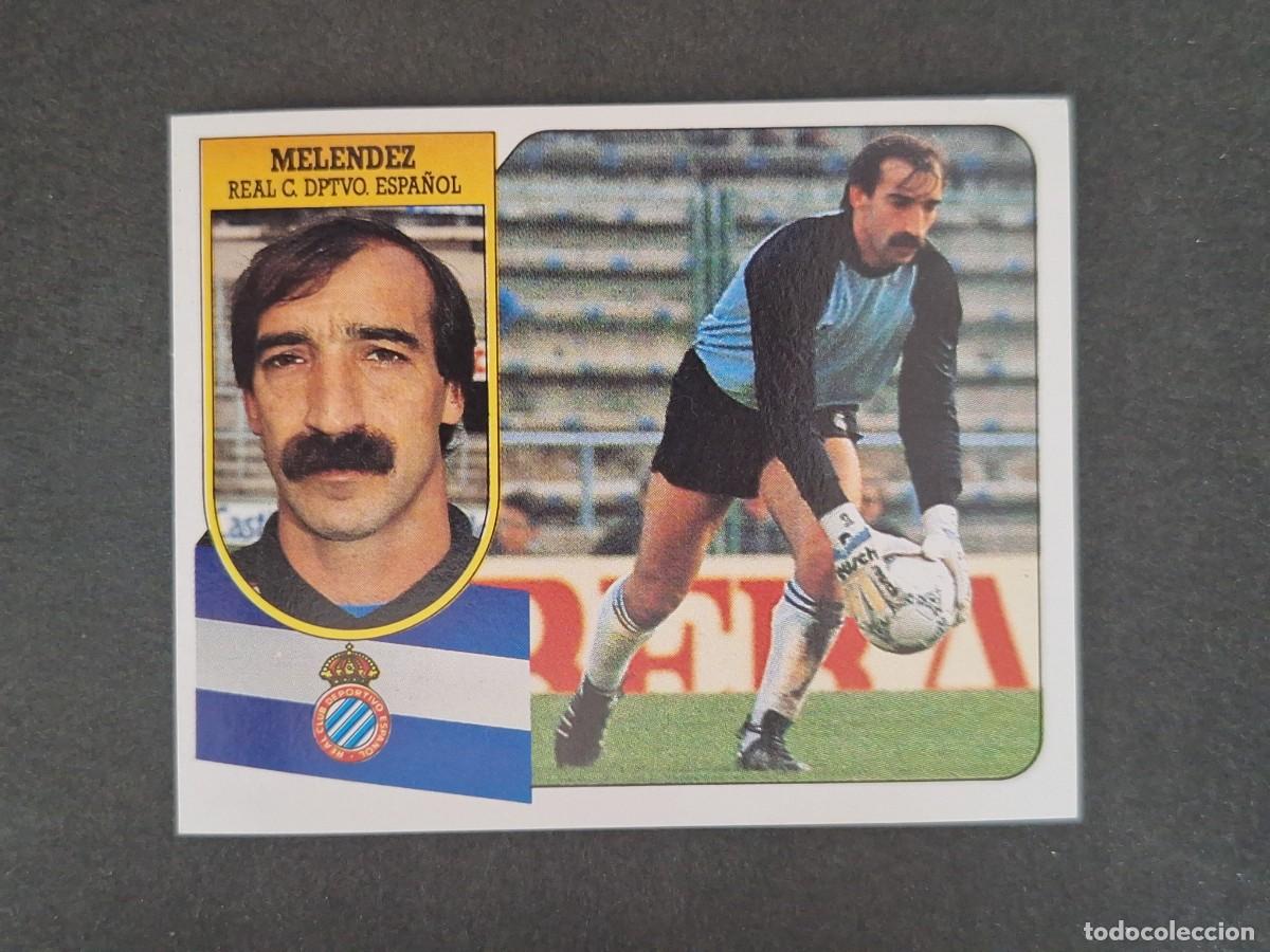 Cromos de f&uacute;tbol: L3 MELENDEZ R.C.D. ESPA&Ntilde;OL LIGA ESTE 1991 1992 91 92 CARTON SIN PEGAR NUNCA PEGADO
