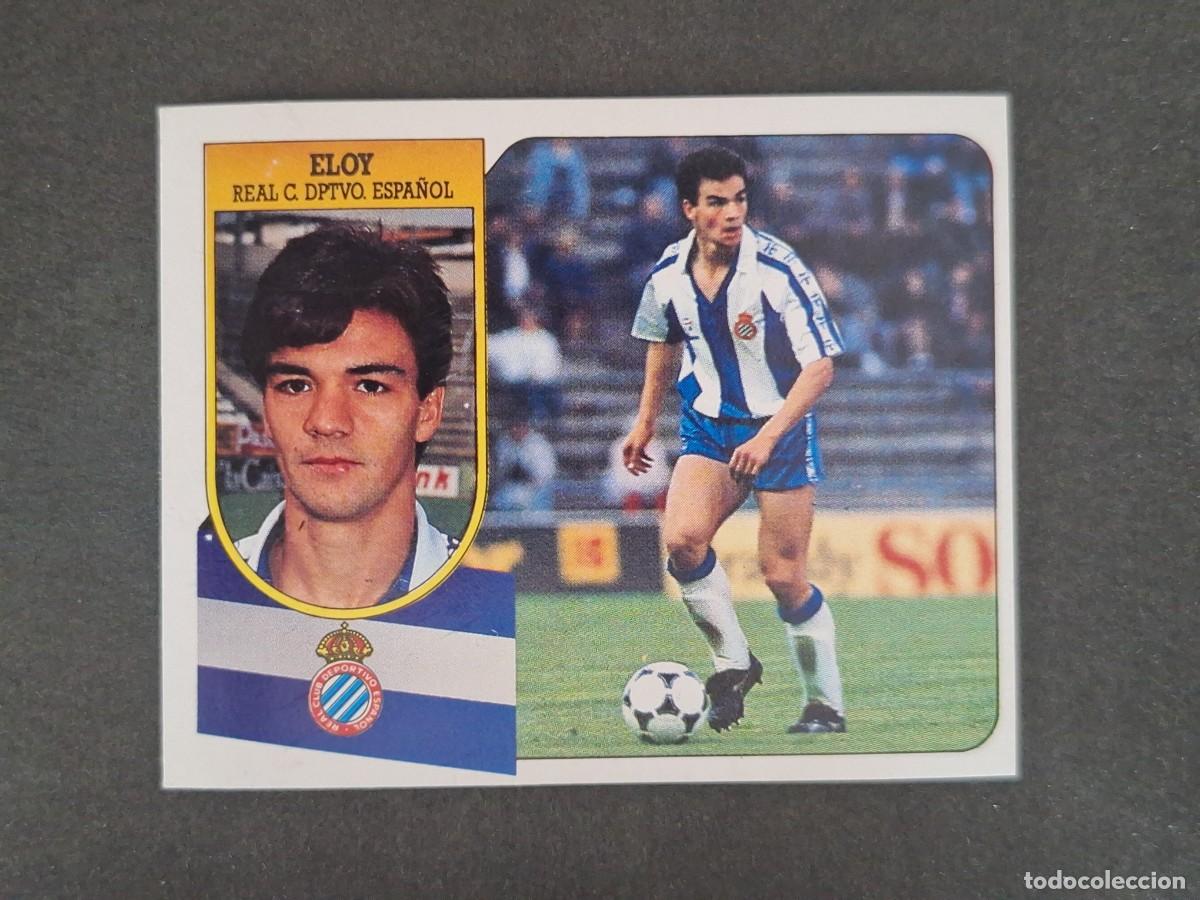 Cromos de f&uacute;tbol: L3 ELOY R.C.D. ESPA&Ntilde;OL LIGA ESTE 1991 1992 91 92 CARTON SIN PEGAR NUNCA PEGADO