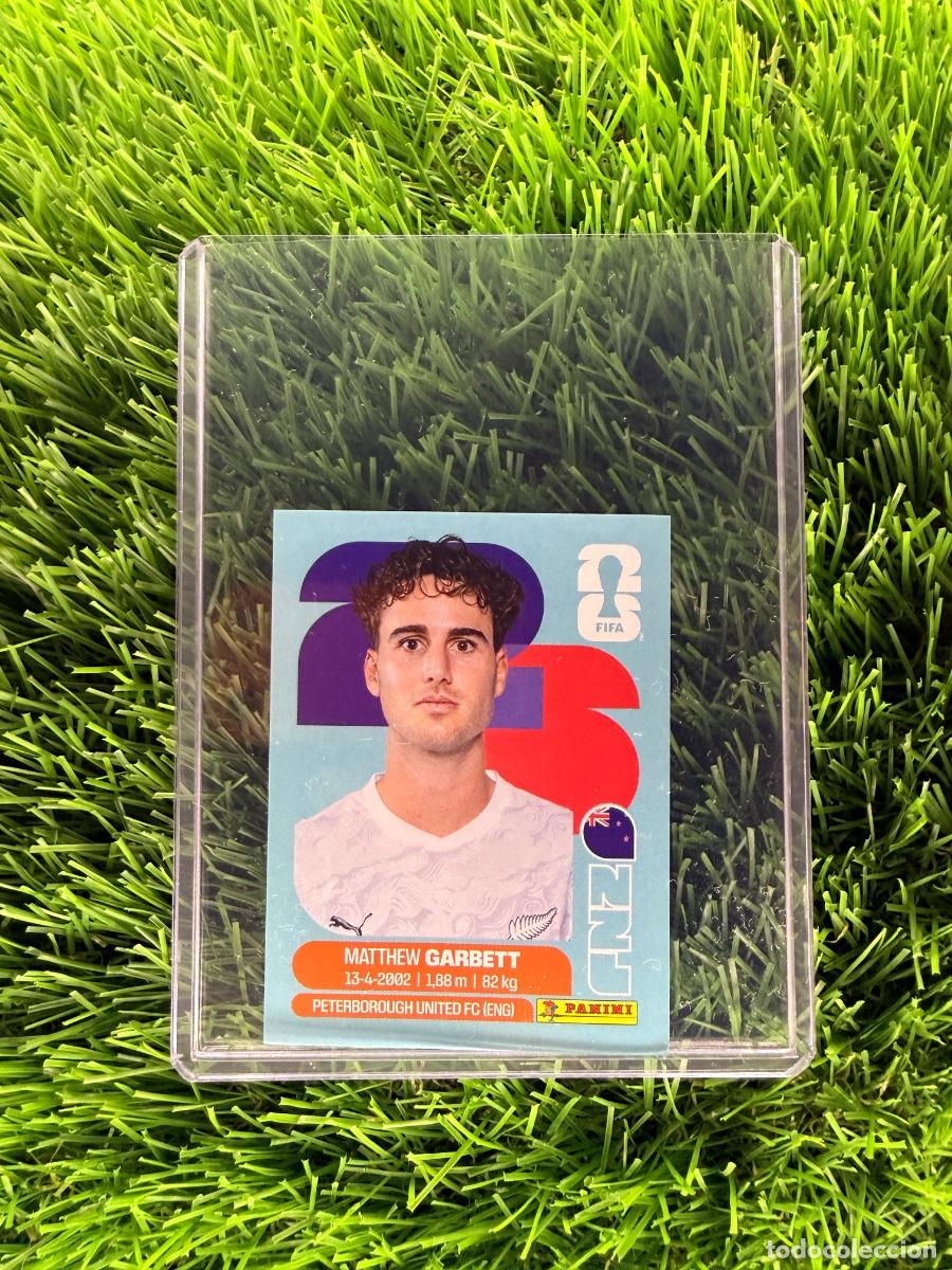 Cromos de f&uacute;tbol: N&ordm; NZL14 Matthew Garbett Nueva Zelanda Mundial 2026 Stickers