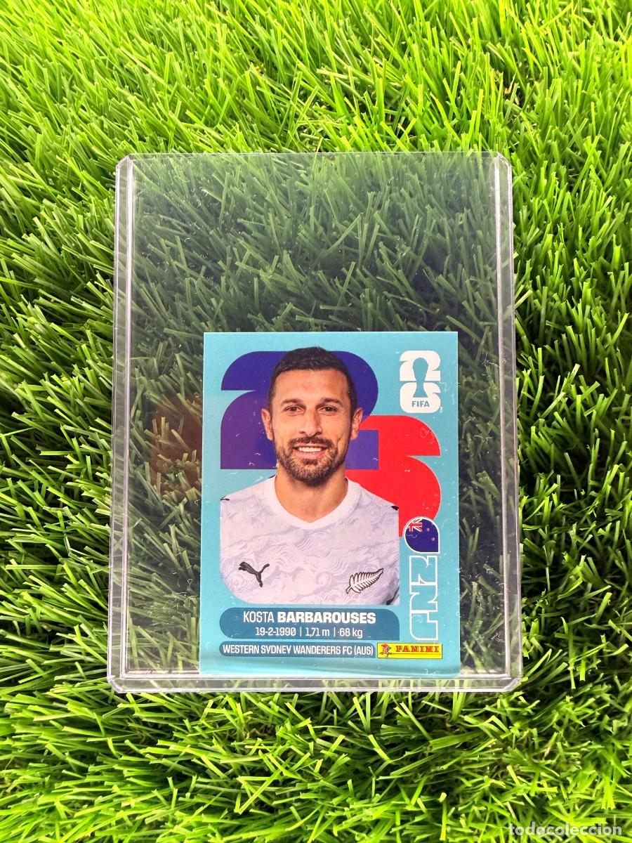 Cromos de f&uacute;tbol: N&ordm; NZL20 Kosta Barbarouses Nueva Zelanda Mundial 2026 Stickers