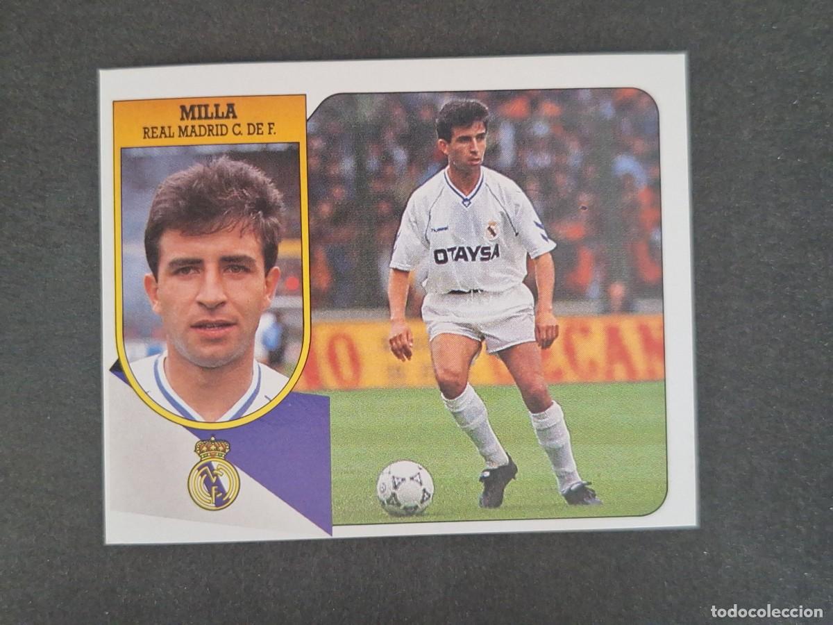 Cartes &agrave; collectionner de Football: L3 MILLA REAL MADRID LIGA ESTE 1991 1992 91 92 CARTON SIN PEGAR NUNCA PEGADO