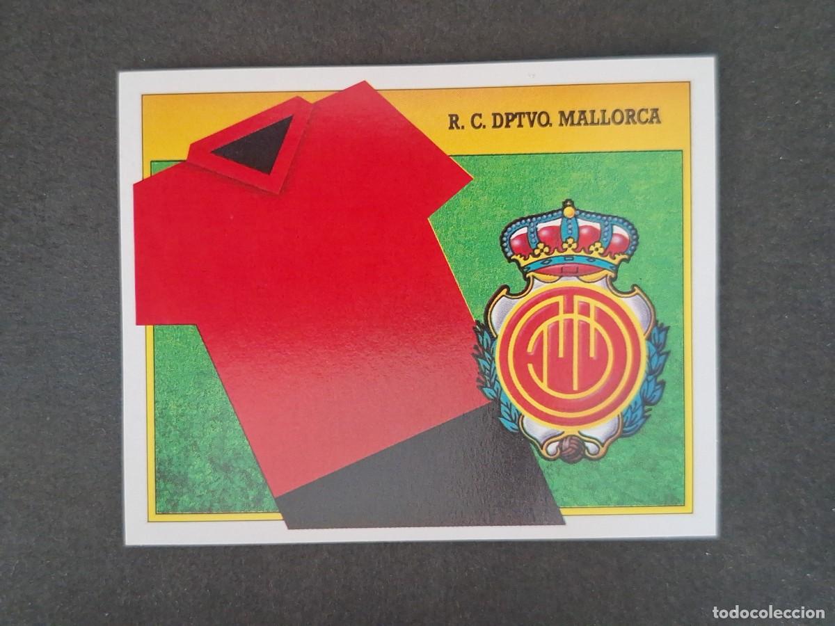 Cromos de f&uacute;tbol: L3 ESCUDO R. C. D. MALLORCA LIGA ESTE 1991 1992 91 92 CARTON SIN PEGAR NUNCA PEGADO