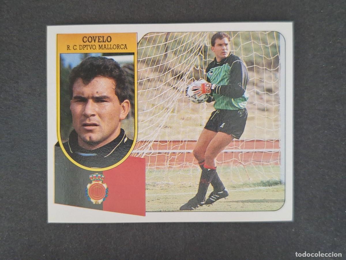 Cromos de f&uacute;tbol: L3 COVELO R. C. D. MALLORCA LIGA ESTE 1991 1992 91 92 CARTON SIN PEGAR NUNCA PEGADO