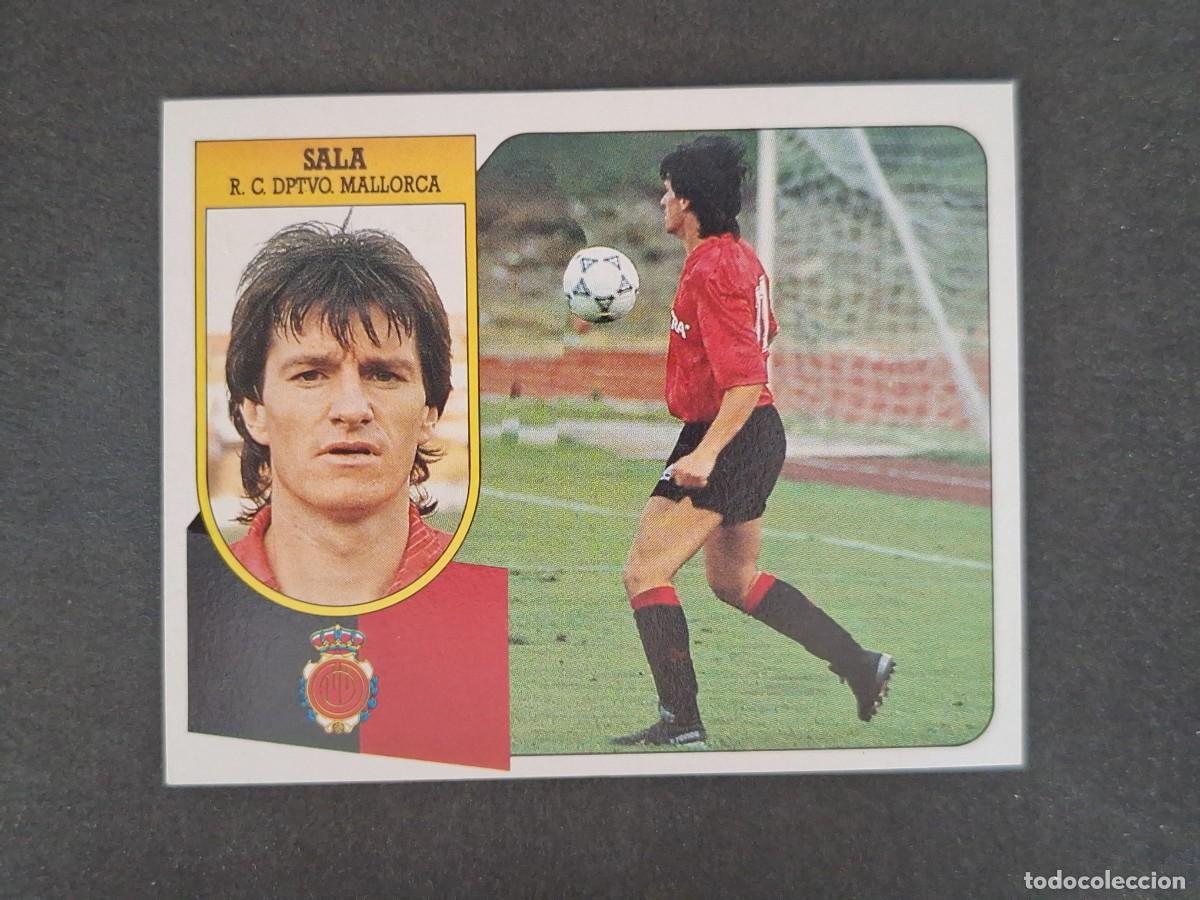 Cromos de f&uacute;tbol: L3 SALA R. C. D. MALLORCA LIGA ESTE 1991 1992 91 92 CARTON SIN PEGAR NUNCA PEGADO