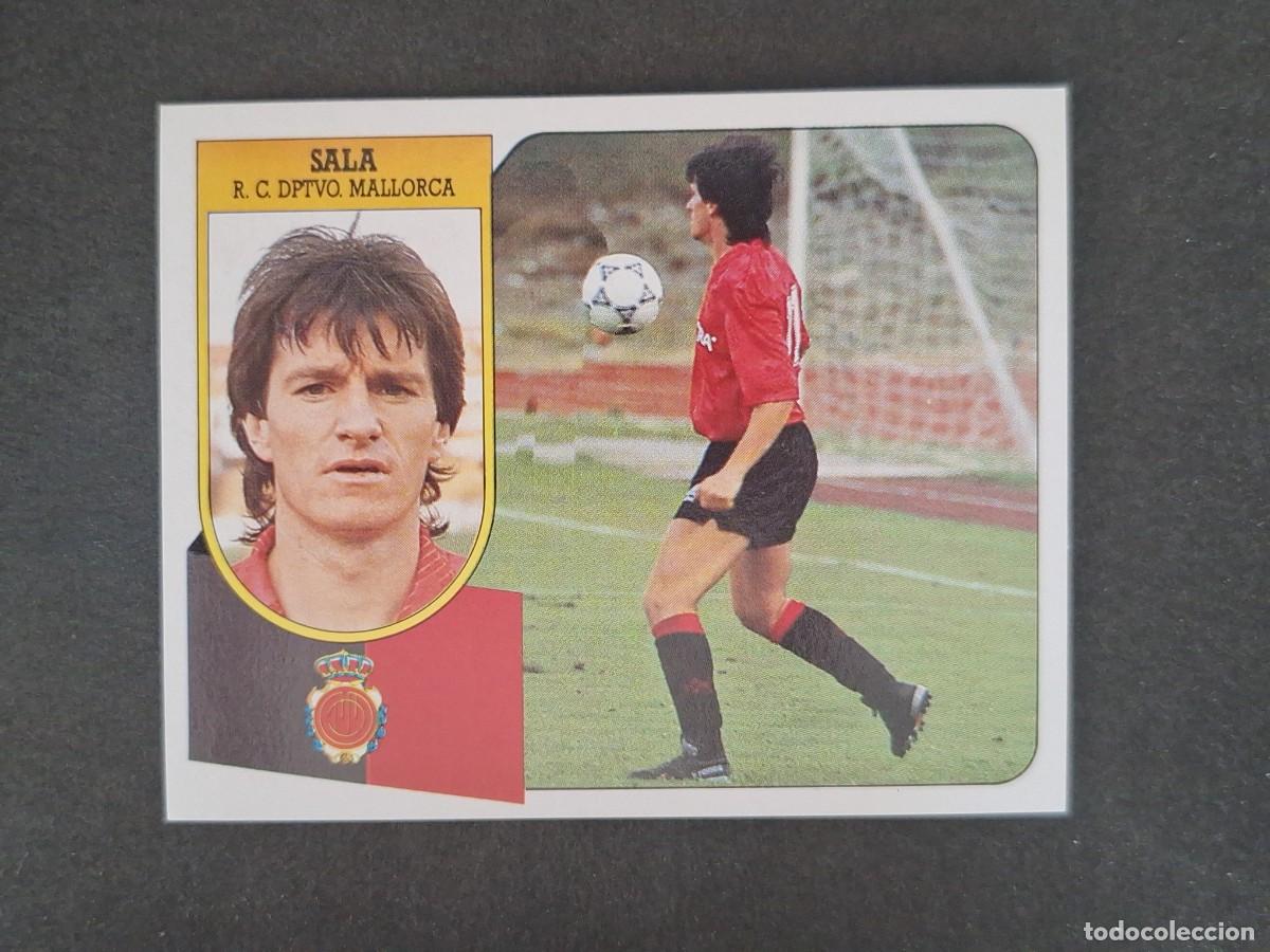 Cromos de f&uacute;tbol: L3 SALA R. C. D. MALLORCA LIGA ESTE 1991 1992 91 92 CARTON SIN PEGAR NUNCA PEGADO