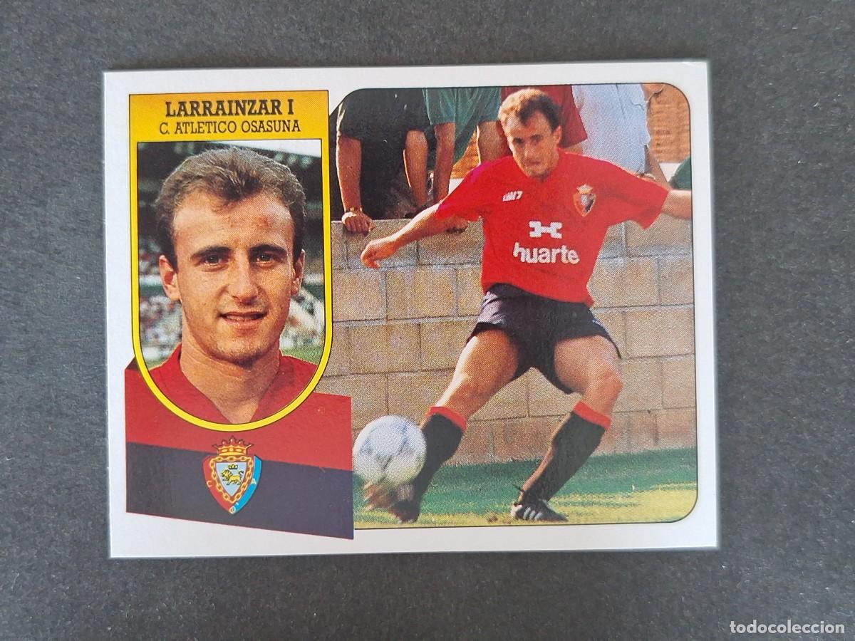Football Stickers: L3 LARRAINZAR I C. A. OSASUNA LIGA ESTE 1991 1992 91 92 CARTON SIN PEGAR NUNCA PEGADO