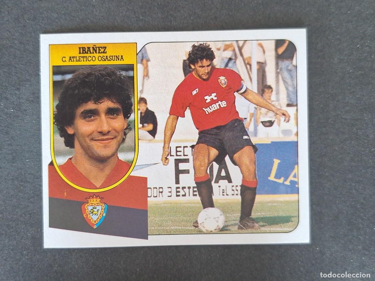 Football Stickers: L3 IBA&Ntilde;EZ C. A. OSASUNA LIGA ESTE 1991 1992 91 92 CARTON SIN PEGAR NUNCA PEGADO