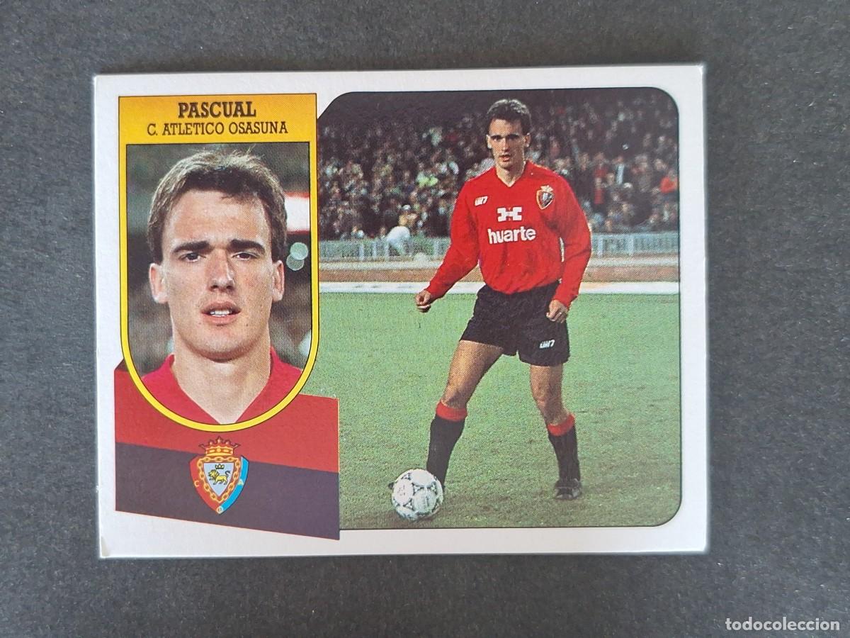 Football Stickers: L3 PASCUAL C. A. OSASUNA LIGA ESTE 1991 1992 91 92 CARTON SIN PEGAR NUNCA PEGADO