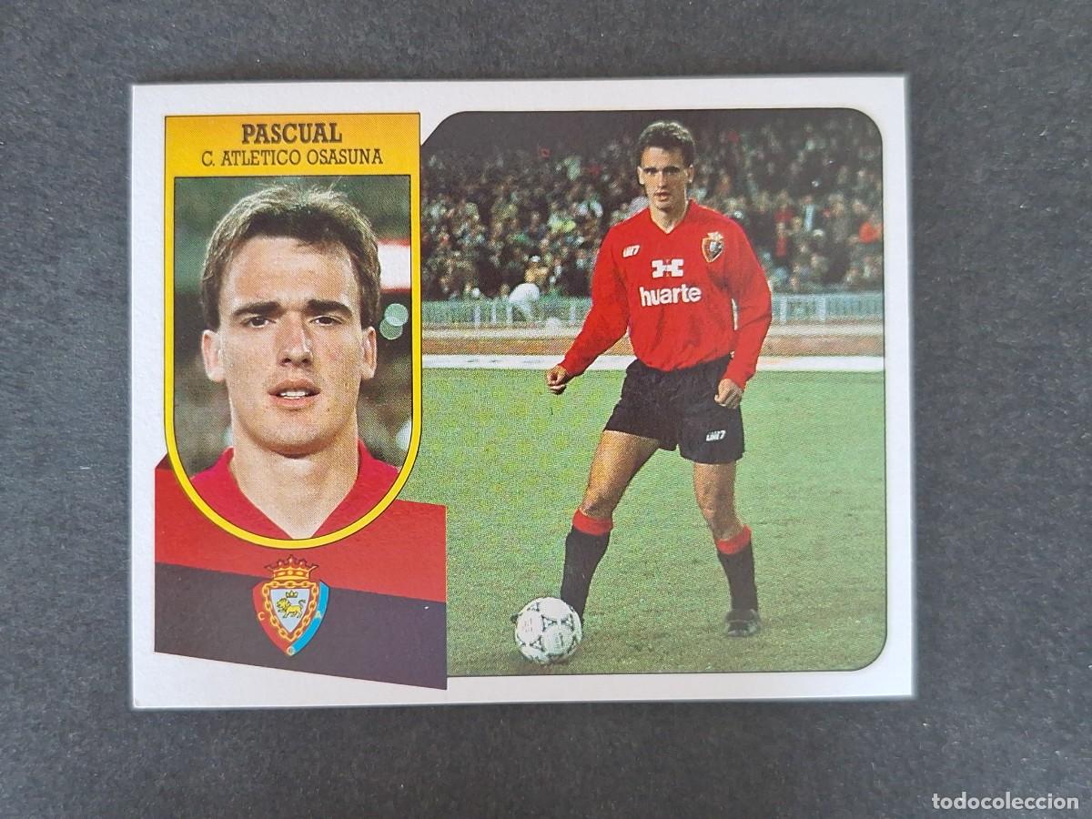Football Stickers: L3 PASCUAL C. A. OSASUNA LIGA ESTE 1991 1992 91 92 CARTON SIN PEGAR NUNCA PEGADO