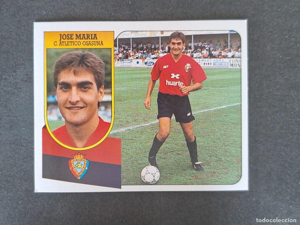 Football Stickers: L3 JOSE MARIA C. A. OSASUNA LIGA ESTE 1991 1992 91 92 CARTON SIN PEGAR NUNCA PEGADO