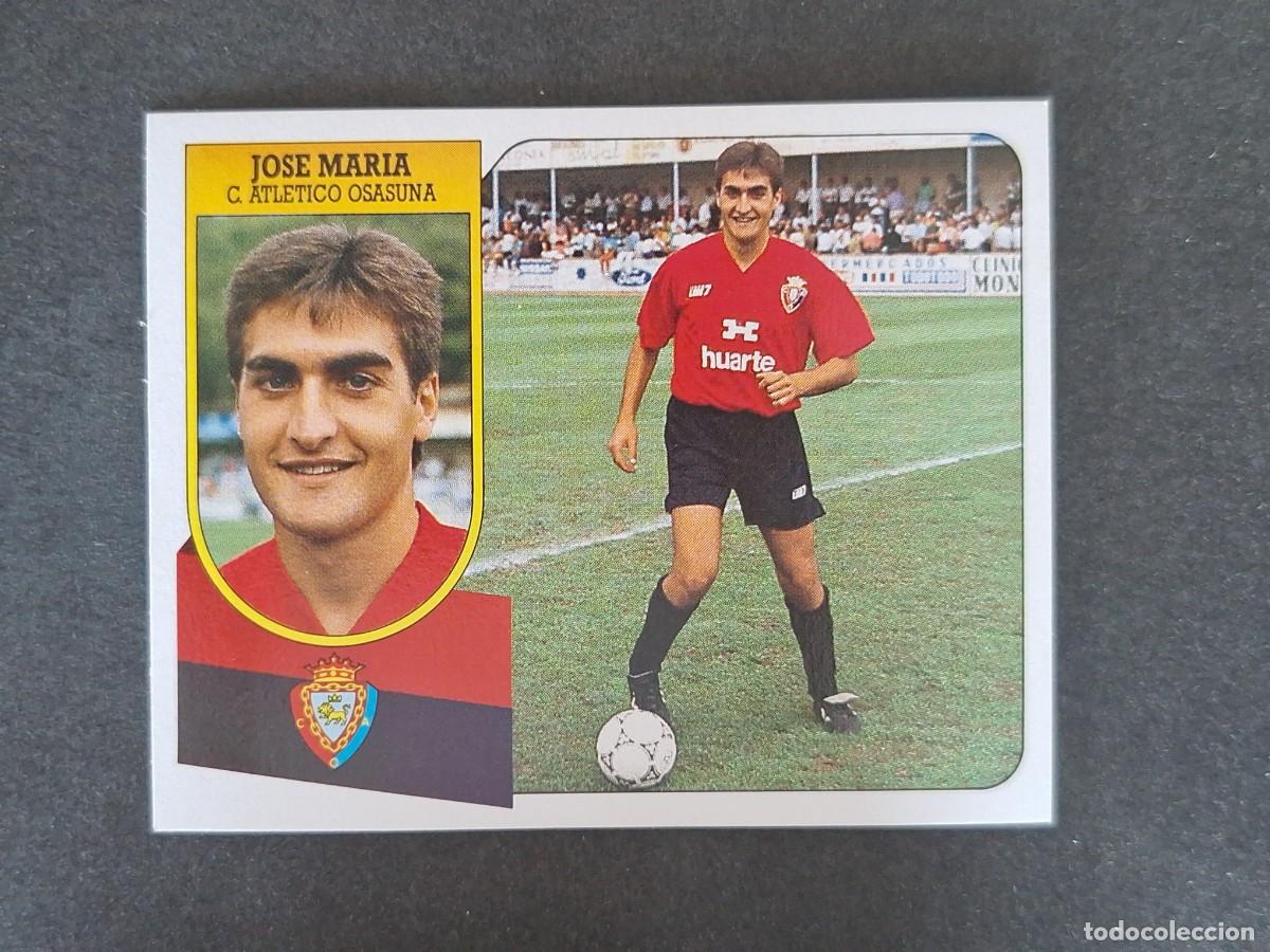 Football Stickers: L3 JOSE MARIA C. A. OSASUNA LIGA ESTE 1991 1992 91 92 CARTON SIN PEGAR NUNCA PEGADO