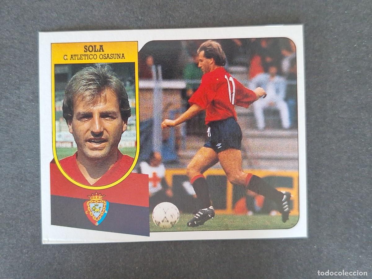 Football Stickers: L3 SOLA C. A. OSASUNA LIGA ESTE 1991 1992 91 92 CARTON SIN PEGAR NUNCA PEGADO