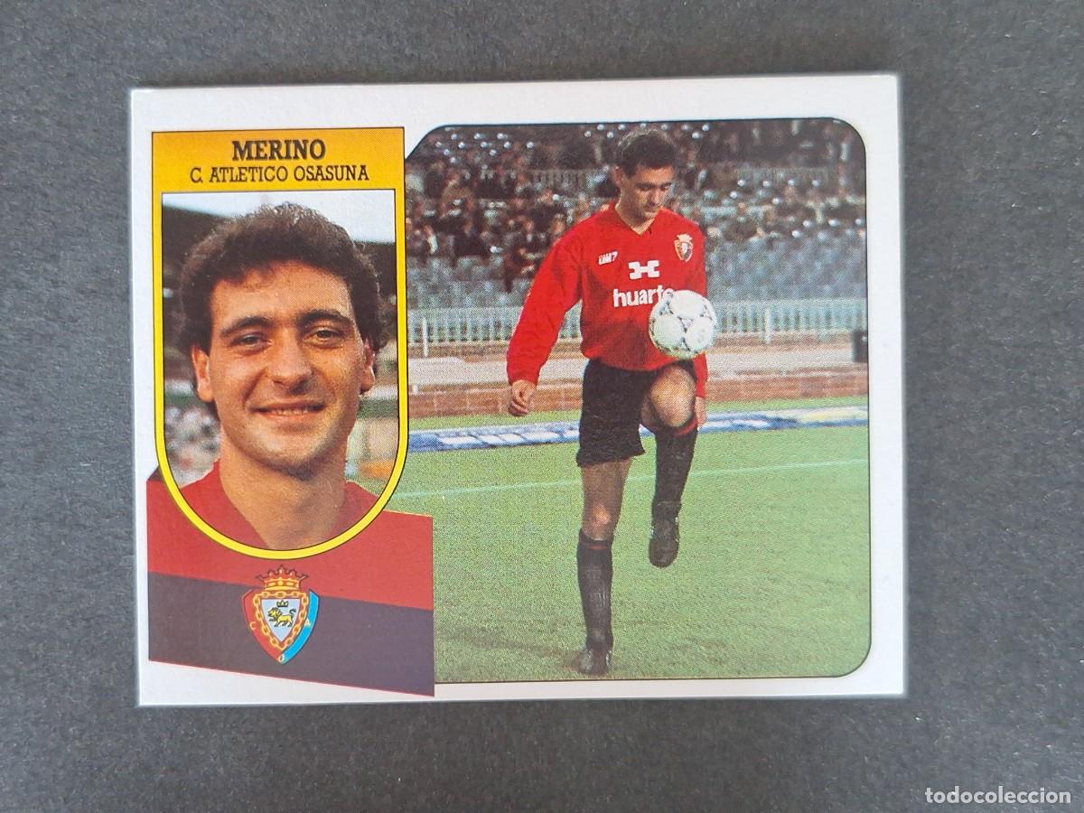 Football Stickers: L3 MERINO C. A. OSASUNA LIGA ESTE 1991 1992 91 92 CARTON SIN PEGAR NUNCA PEGADO