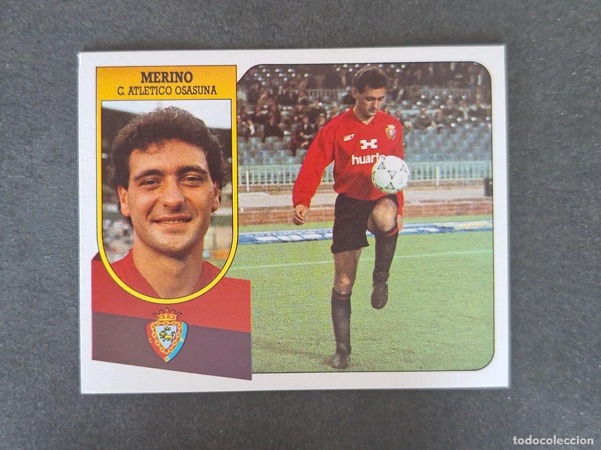Football Stickers: L3 MERINO C. A. OSASUNA LIGA ESTE 1991 1992 91 92 CARTON SIN PEGAR NUNCA PEGADO