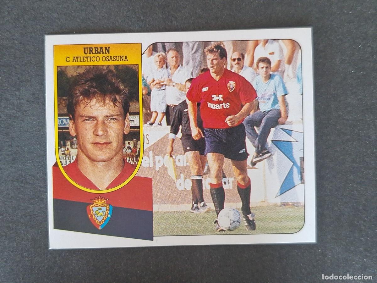 Football Stickers: L3 URBAN C. A. OSASUNA LIGA ESTE 1991 1992 91 92 CARTON SIN PEGAR NUNCA PEGADO