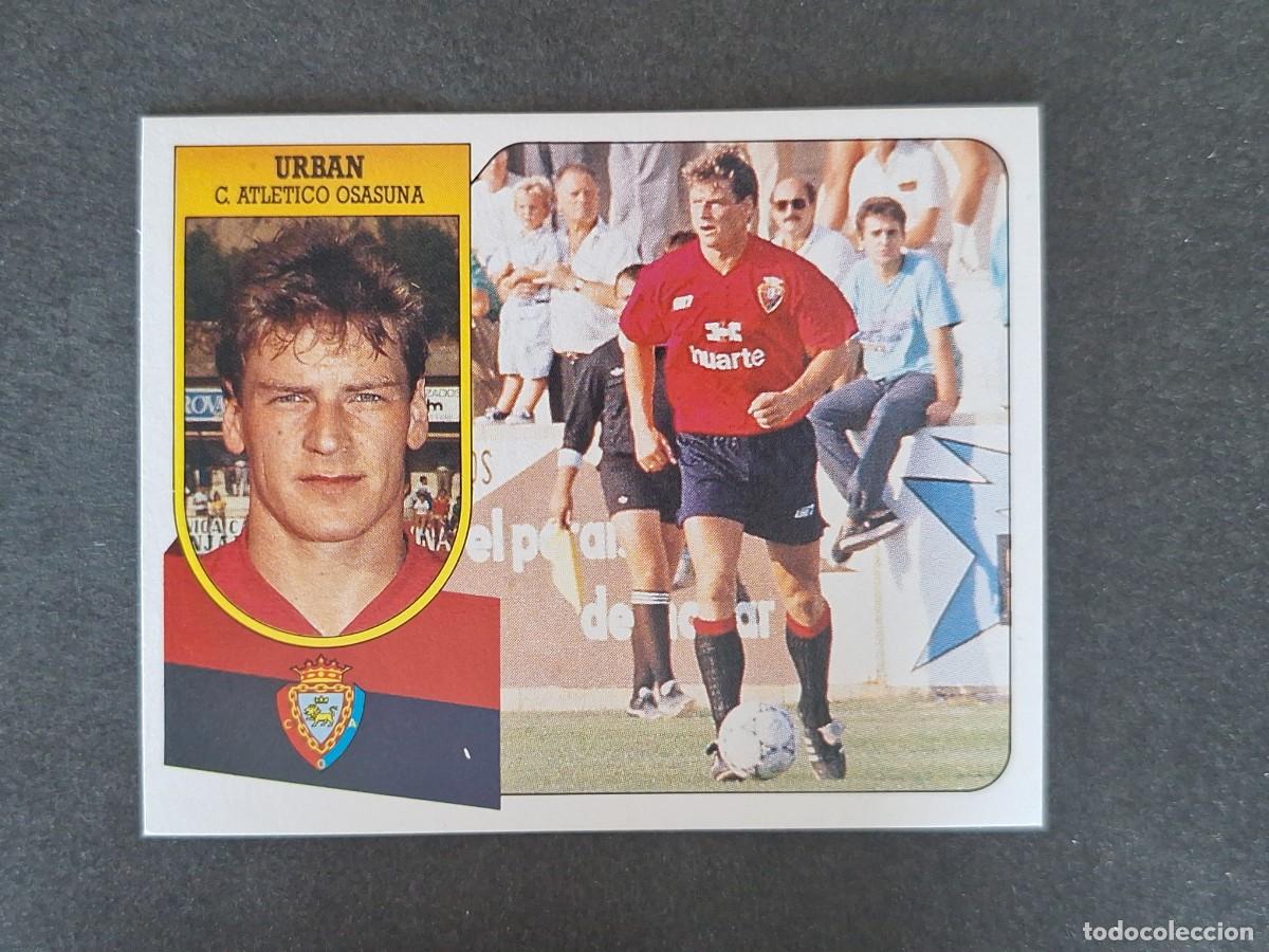 Football Stickers: L3 URBAN C. A. OSASUNA LIGA ESTE 1991 1992 91 92 CARTON SIN PEGAR NUNCA PEGADO