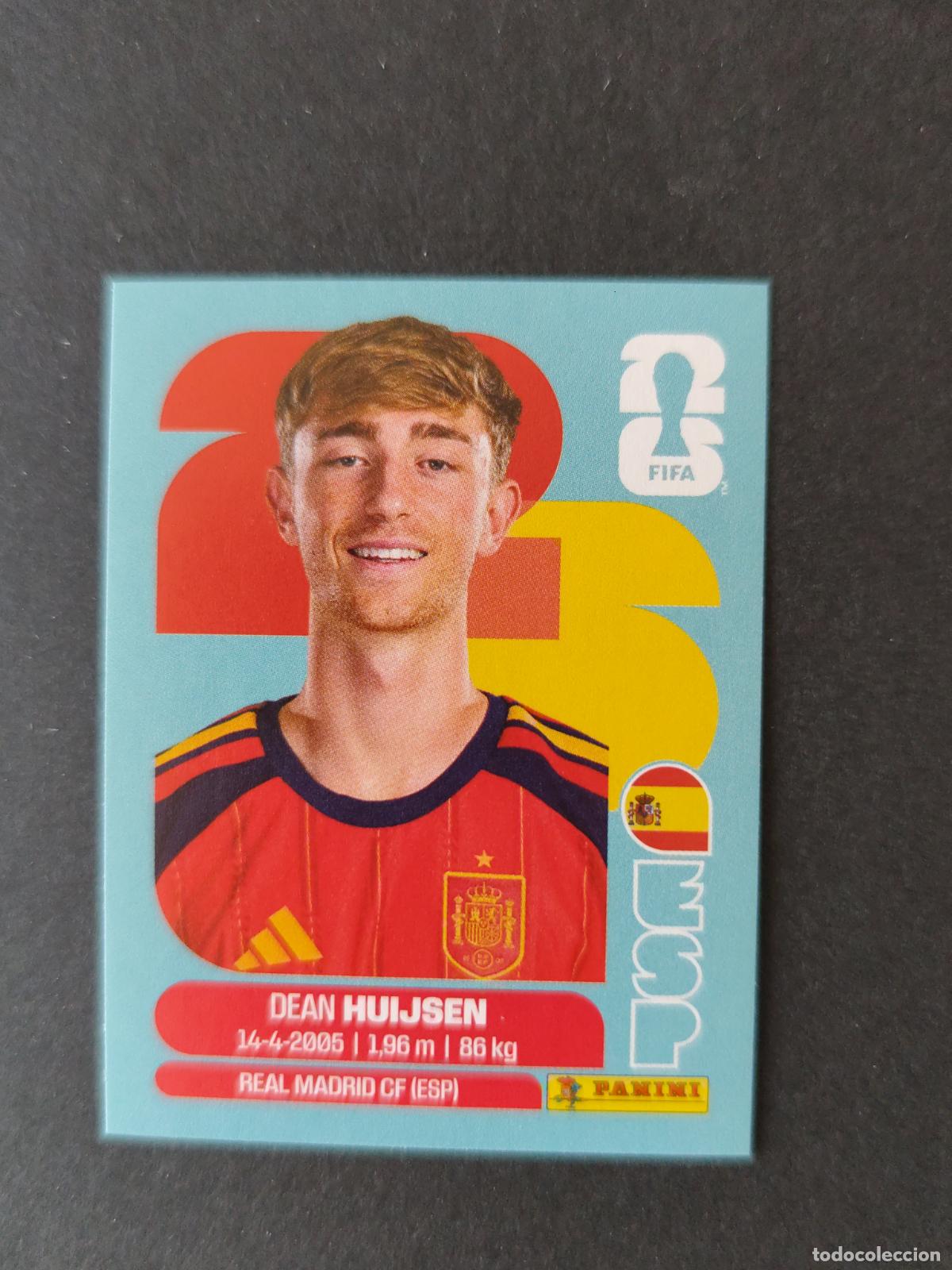 Cromos de f&uacute;tbol: ESP5 DEAN HUIJSEN 5 ESPA&Ntilde;A MUNDIAL FIFA WORLD CUP 2026 STICKER PANINI SIN PEGAR