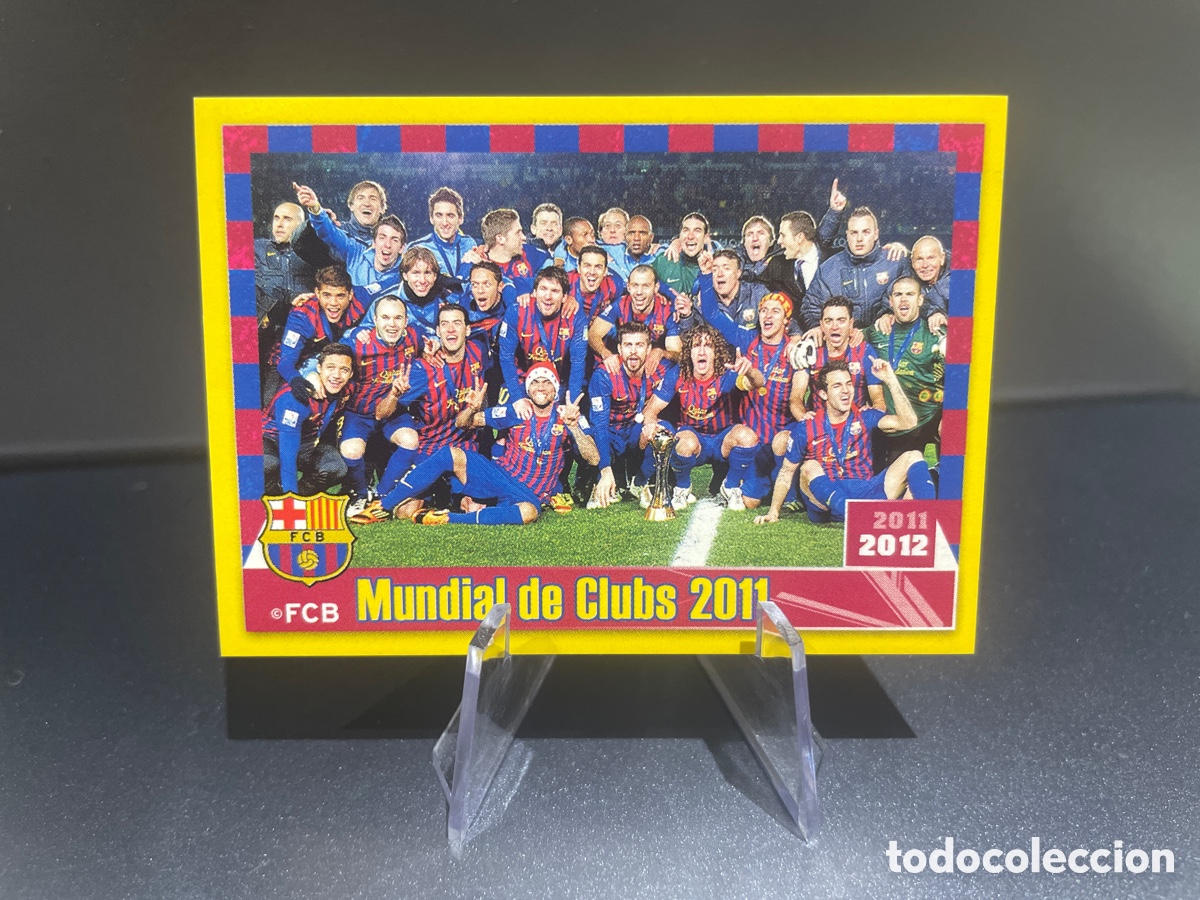 Cromos de f&uacute;tbol: Messi Mundial de Clubs 2011 110 Panini Coleccion Oficial FC Barcelona 2011-12
