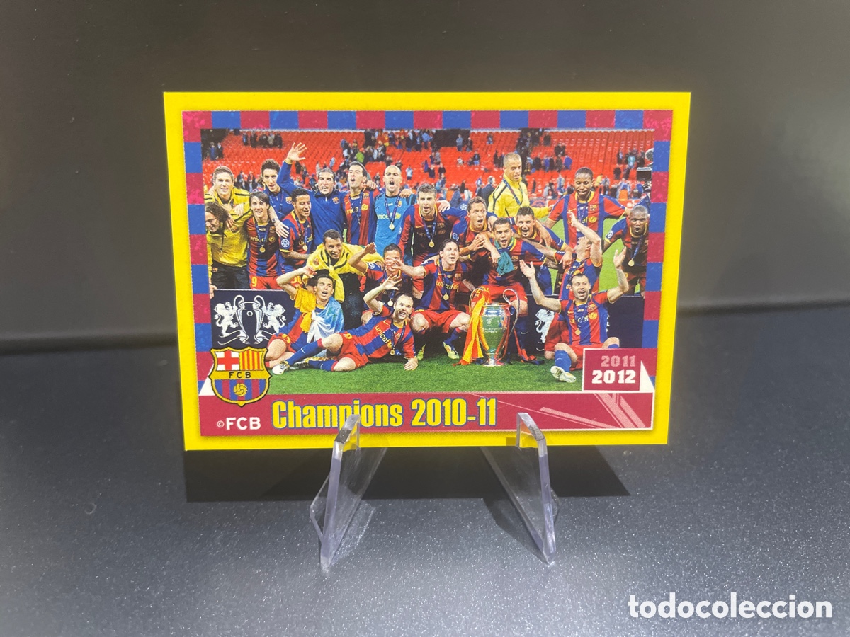 Cromos de f&uacute;tbol: Messi Champions 2010-11 107 Panini Coleccion Oficial FC Barcelona 2011-12