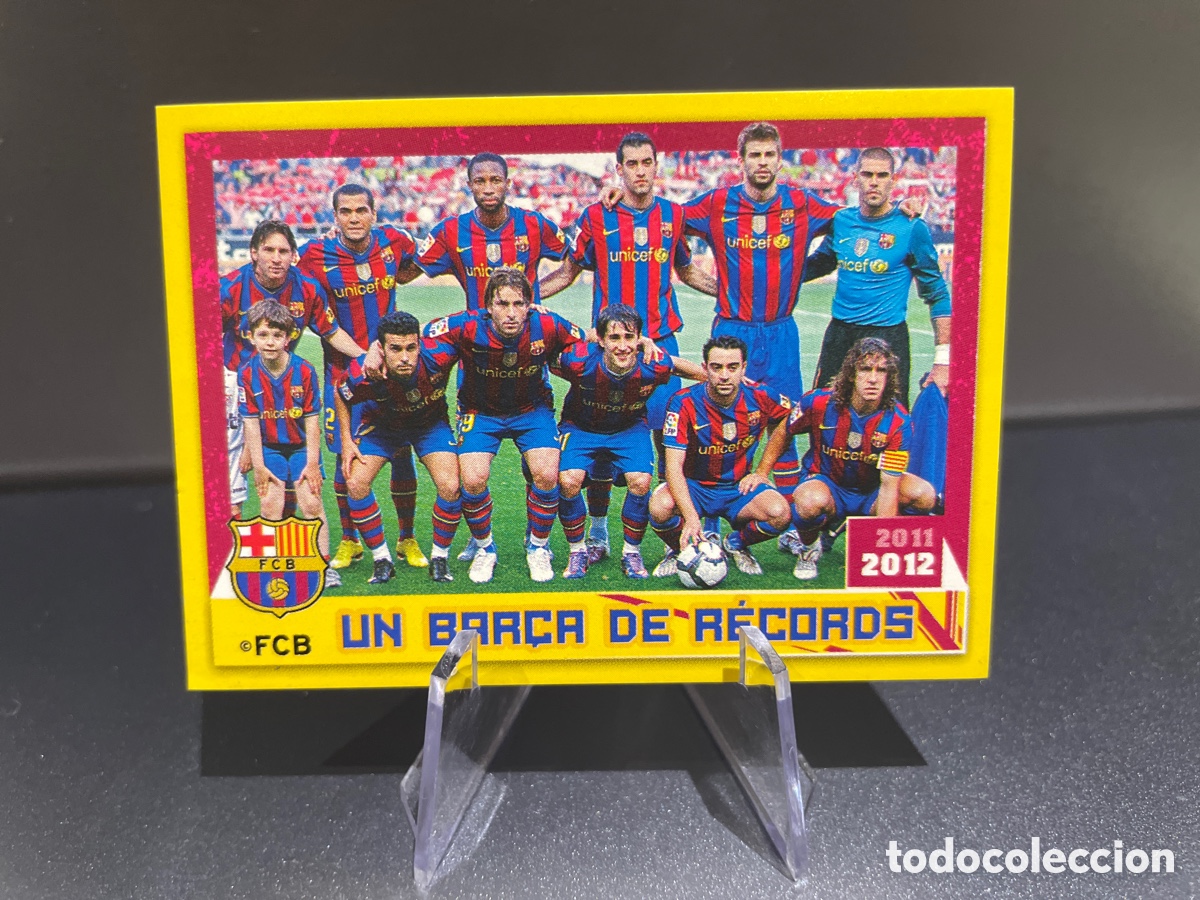 Cromos de f&uacute;tbol: Messi 182 Un Bar&ccedil;a de Records Panini Coleccion Oficial FC Barcelona 2011-12