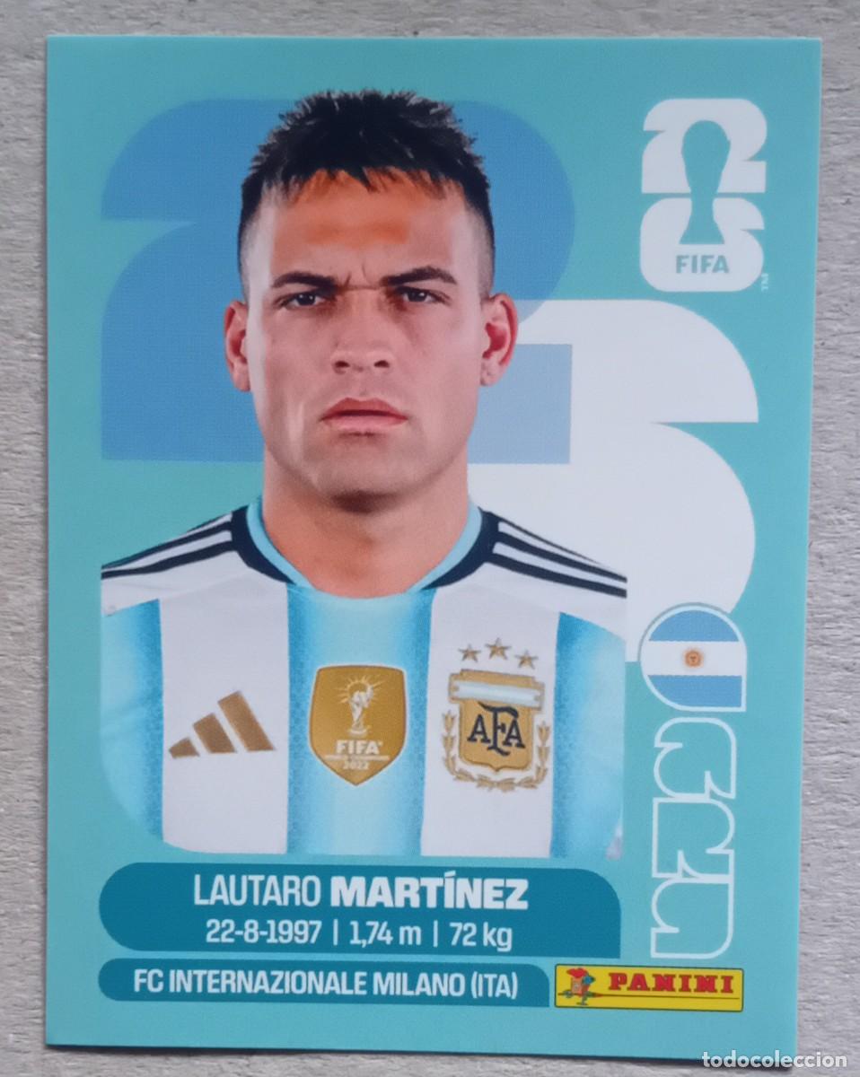 Cromos de f&uacute;tbol: Figurina Panini 2026 Cromo World Cup Usa Mundial 2026 Lautaro Mart&iacute;nez Argentina n ARG 18