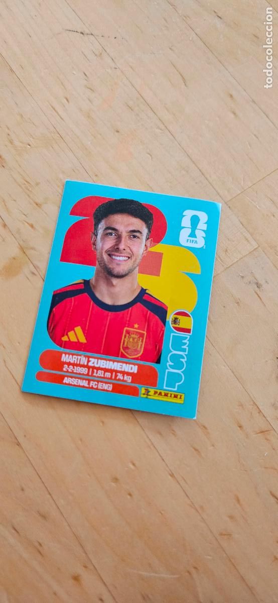 Cromos de f&uacute;tbol: espa&ntilde;a zubimendi fifa world cup 2026 mundial 26 eeuu, canada mexico sin pegar trading card