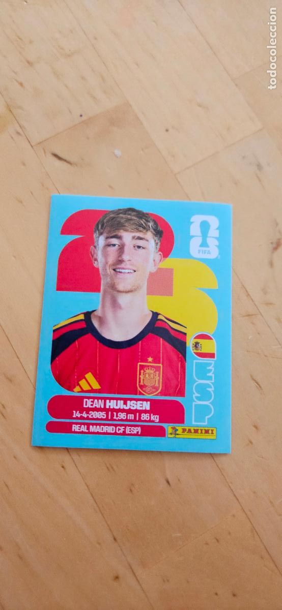 Cromos de f&uacute;tbol: espa&ntilde;a Huijsen fifa world cup 2026 mundial 26 eeuu, canada mexico sin pegar trading card