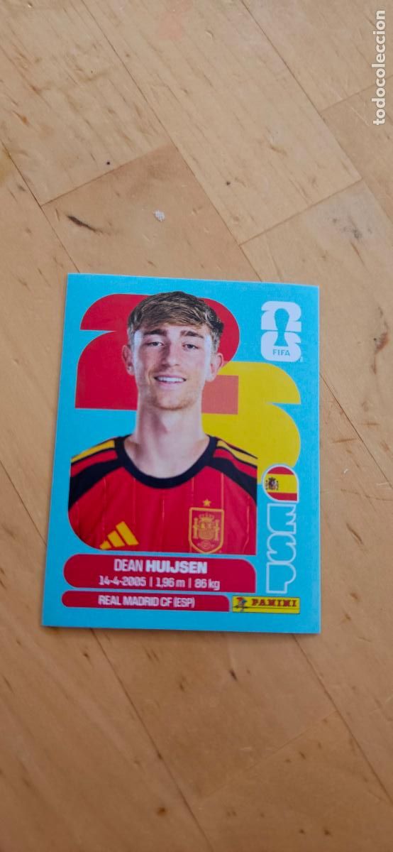 Cromos de f&uacute;tbol: espa&ntilde;a Huijsen fifa world cup 2026 mundial 26 eeuu, canada mexico sin pegar trading card