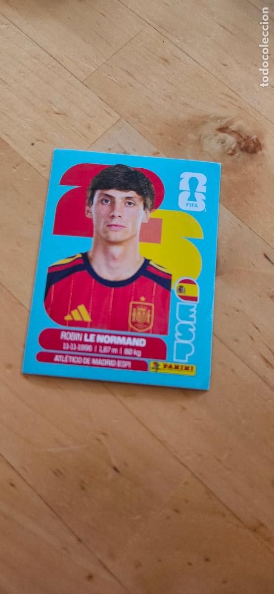 Cromos de f&uacute;tbol: espa&ntilde;a Le Normand fifa world cup 2026 mundial 26 eeuu, canada mexico sin pegar trading card
