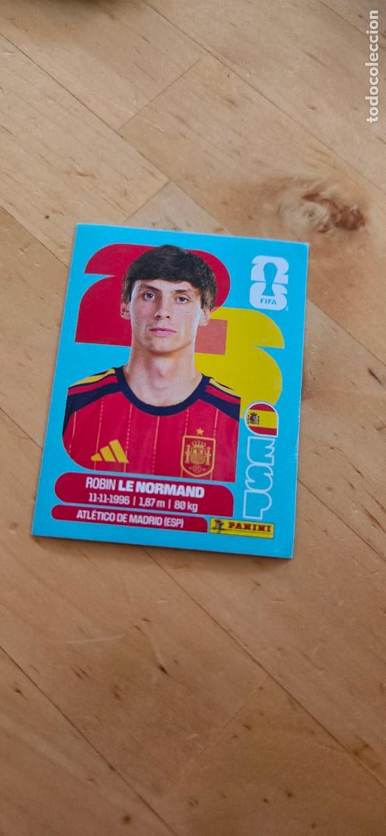 Cromos de f&uacute;tbol: espa&ntilde;a Le Normand fifa world cup 2026 mundial 26 eeuu, canada mexico sin pegar trading card