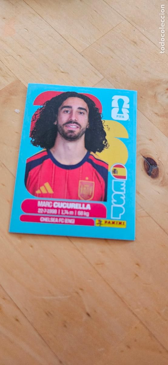 Cromos de f&uacute;tbol: espa&ntilde;a Cucurella fifa world cup 2026 mundial 26 eeuu, canada mexico sin pegar trading card