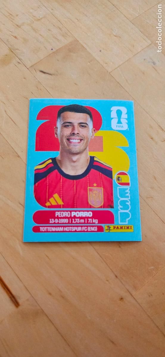 Cromos de f&uacute;tbol: espa&ntilde;a Pedro Porro fifa world cup 2026 mundial 26 eeuu, canada mexico sin pegar trading card