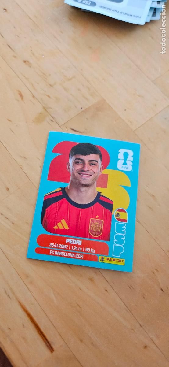 Cromos de f&uacute;tbol: espa&ntilde;a Pedri fifa world cup 2026 mundial 26 eeuu, canada mexico sin pegar trading card