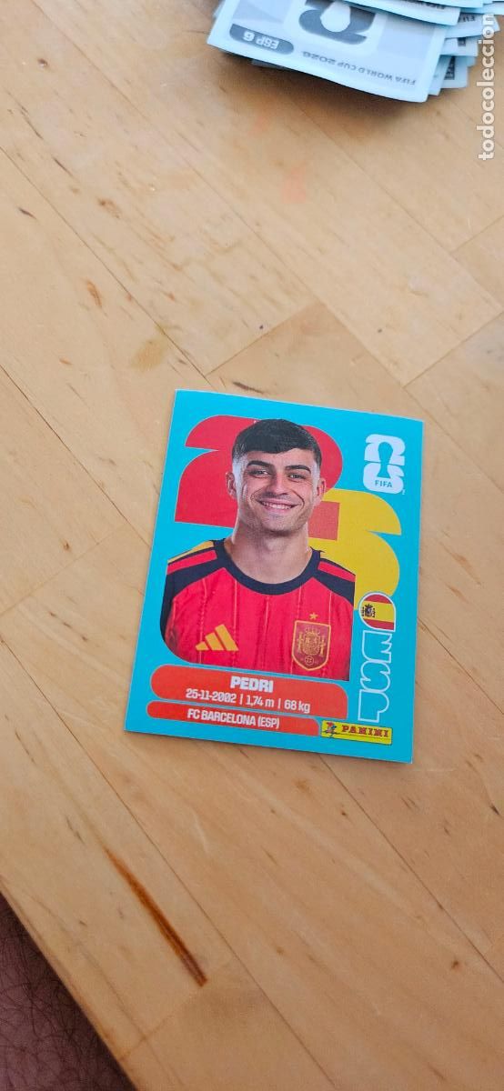 Cromos de f&uacute;tbol: espa&ntilde;a Pedri fifa world cup 2026 mundial 26 eeuu, canada mexico sin pegar trading card