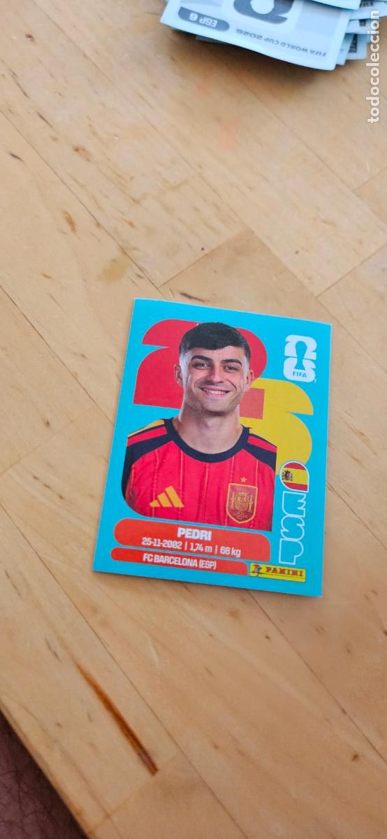 Cromos de f&uacute;tbol: espa&ntilde;a Pedri fifa world cup 2026 mundial 26 eeuu, canada mexico sin pegar trading card