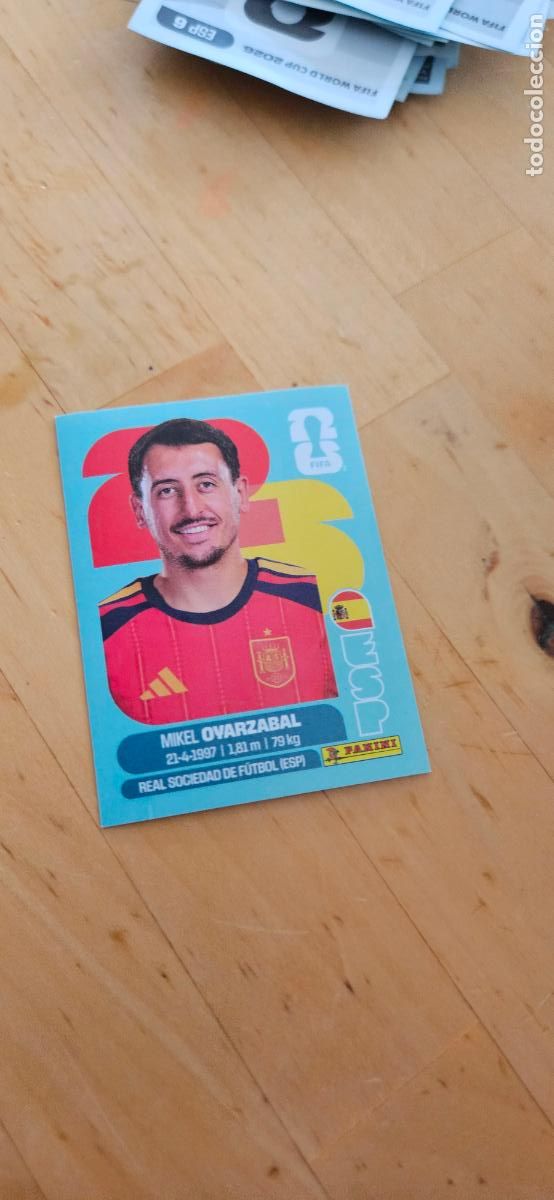 Cromos de f&uacute;tbol: espa&ntilde;a Oyarzabal fifa world cup 2026 mundial 26 eeuu, canada mexico sin pegar trading card