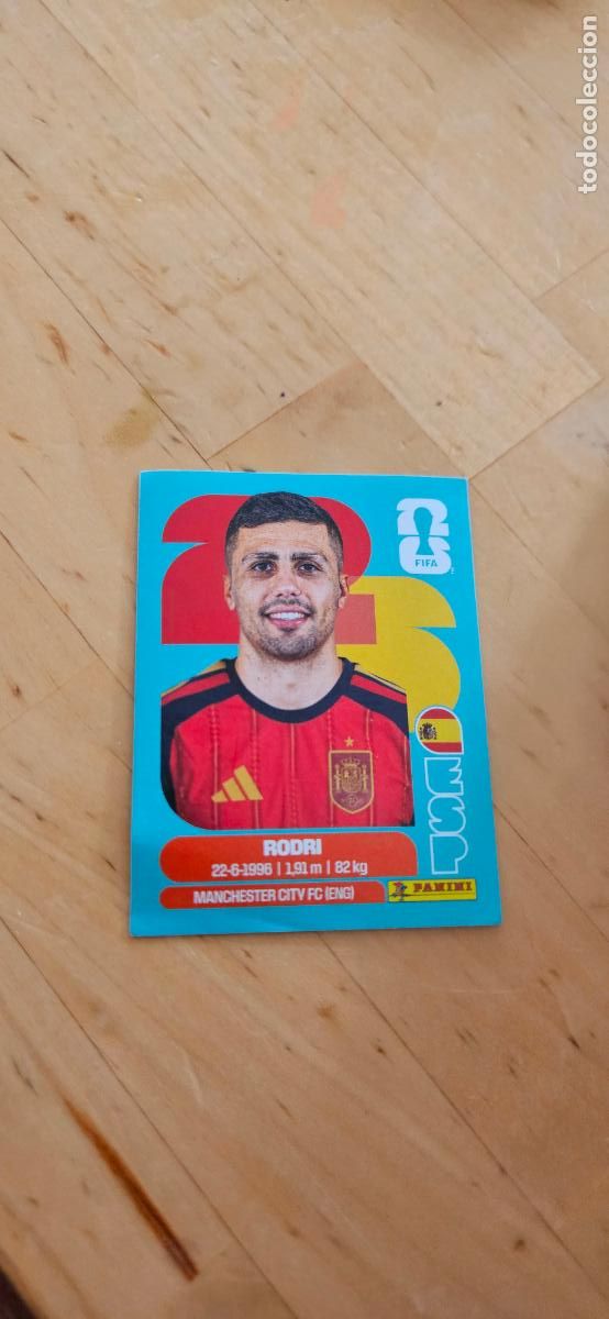 Football Stickers: espa&ntilde;a Rodri fifa world cup 2026 mundial 26 eeuu, canada mexico sin pegar trading card